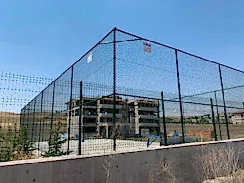 spor saha, halı saha, futbol sahası, panel çit, pvc tel